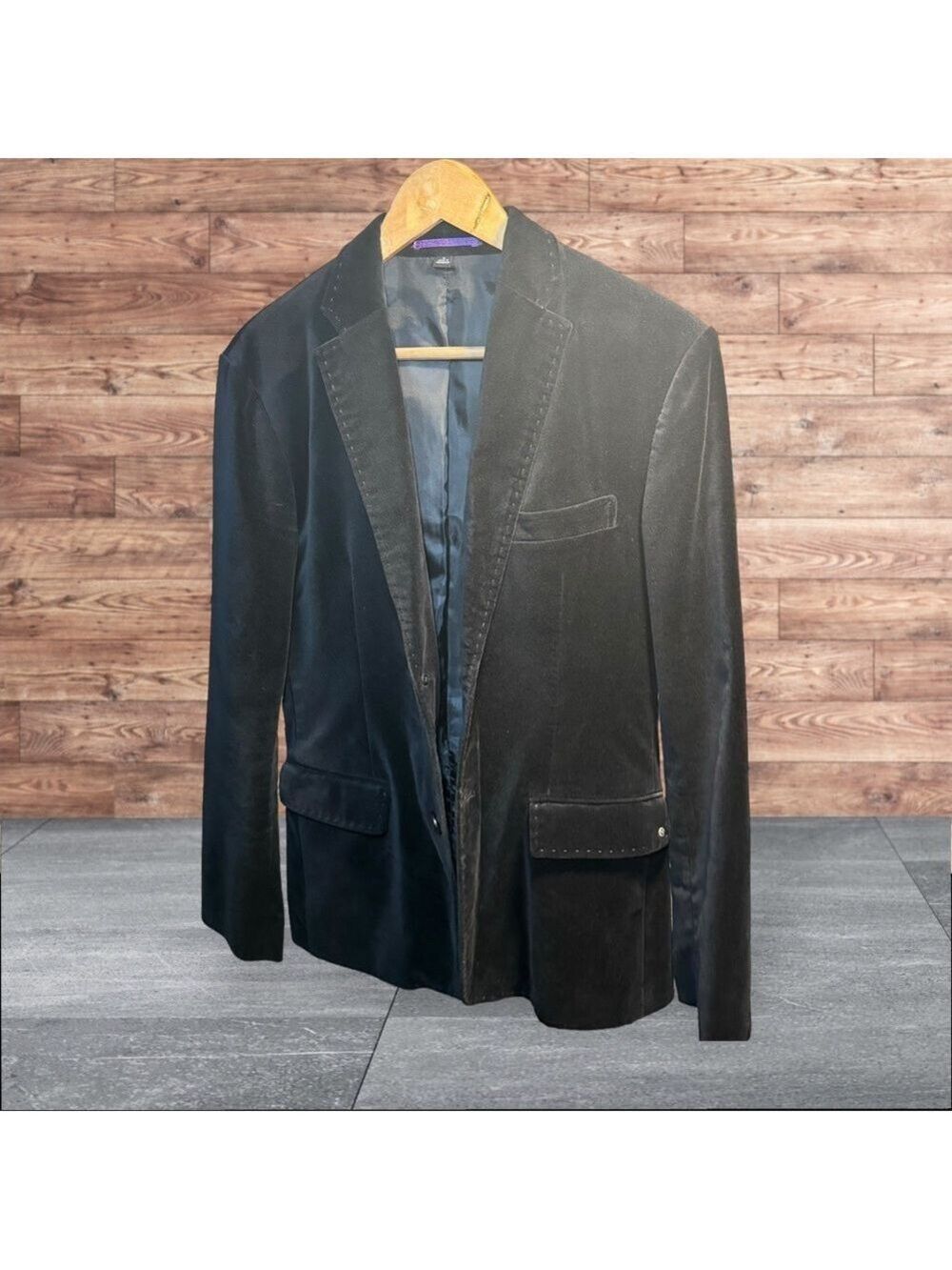 Black Rivet Velvet blazer SZ S